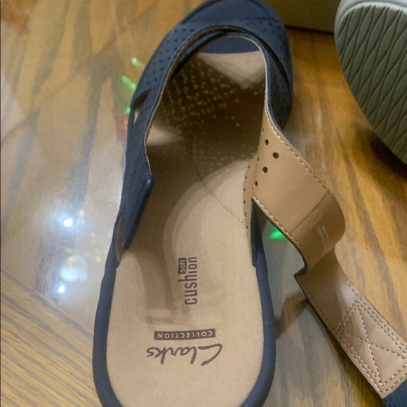 💙 NWT SZ 12 Clark’s Reedly Variel Wedge Sandal 💙 - Picture 4 of 5